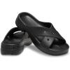 Crocs womens Classic Womens Cross Strap(Black)