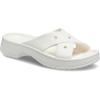 Crocs womens Classic Womens Cross Strap(Chalk)