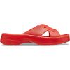 Crocs womens Classic Womens Cross Strap(Cherry Red)