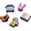 Crocs Jibbitz 5-Pack Trendy Shoe Charms | Jibbitz(Funky Road Trip)