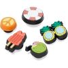 Crocs Jibbitz 5-Pack Trendy Shoe Charms | Jibbitz(Happy Summer)