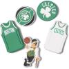Crocs Jibbitz Shoe Charms, NBA Basketball Teams Sports Collection Multi Packs(Nba Boston Celtics)