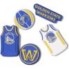 Crocs Jibbitz Shoe Charms, NBA Basketball Teams Sports Collection Multi Packs(Nba Golden State Warriors)