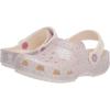 Crocs Kids’ Classic Glitter Clogs(Oyster)