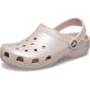 Crocs Kids’ Classic Glitter Clogs(Pink Clay/Shimmer)