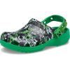 Crocs Kids’ Classic Minecraft Clogs(Multi Black)