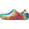 Crocs Unisex Adult Bistro Graphic Clogs(Tie Dye/Navy)