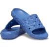 Crocs Unisex Adult Classic Geometric V2 Slides(Elemental Blue)