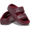 Crocs Unisex Classic Cozzzy Sandal(Dark Cherry)