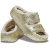 Crocs Unisex Classic Cozzzy Sandal(Stucco/Glitter)