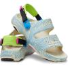 Crocs Unisex-Adult Classic All Terrain Sandals(Bone/Multi Topgraphic)