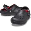 Crocs Unisex-Adult Classic Holiday Lined Clogs(Buffalo Plaid/Black/Varsity Red)