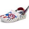 Crocs Unisex-Adult Marvel Captain America Echo Clog(White)