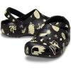 Crocs Unisex-Child Classic Glow in The Dark Clogs (Little Big Kid)(Black Space)
