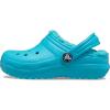 Crocs Unisex-Child Classic Lined Clog(Digital Aqua)