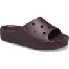 Crocs Women’s Classic Slide | Platform Sandals(Dark Cherry)