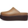 Crocs Women’s Dylan Platform Clog, Mule Platform Shoes for Women(Sepia)