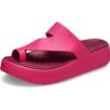Crocs Women’s Getaway Toe Loop Platform Sandals(Dragon Fruit)