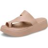 Crocs Women’s Getaway Toe Loop Platform Sandals(Pink Caramel)