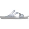 Crocs Women’s Kadee II Sandals(Silver Glitter)