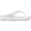 Crocs Women’s Sloane Ombre Diamante Flip(White Glitter)