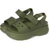 Crocs Women’s Soho Y Strap Sandals(Army Green)