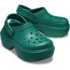 Crocs Women’s Stomp Clog Slip-on Shoes(Emerald)