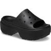 Crocs Women’s Stomp Slides(Black)
