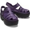 Crocs unisex-adult Stomp Fisherman Sandal(Dark Iris)