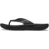 Crocs unisex-adult Via Flip, Sandals for Men and Women(Black)