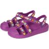 Crocs unisex-child Classic Fisherman Sandals (Toddler)(Grapeberry)