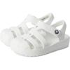 Crocs unisex-child Classic Fisherman Sandals (Toddler)(White)