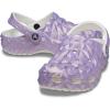 Crocs unisex-child Classic Geometric Clog(Iridescent Lilac)