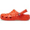 Crocs unisex-child Classic Geometric Clog(Lava)
