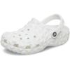 Crocs unisex-child Classic Geometric Clog(White)
