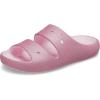 Crocs unisex-child Classic Sandals (Little Kid/Big Kid)(Pink Milk/Glitter)
