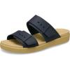 Crocs womens Brooklyn Buckle Low Low(Black/Tan)