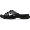 Crocs womens Classic Womens Cross Strap(Black)