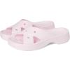 Crocs womens Classic Womens Cross Strap(Pink Milk)