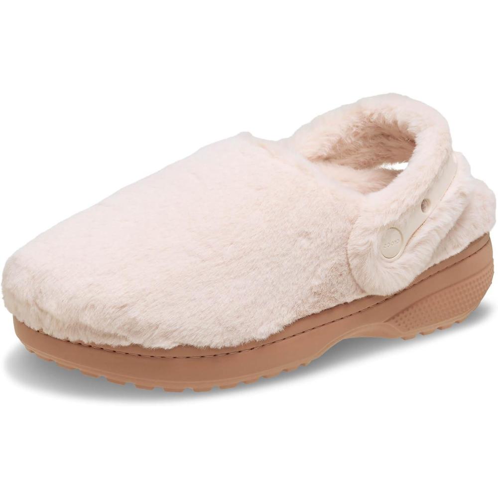imageCrocs UnisexAdult Classic Unfurgettable Lined Clogs Fuzzy SlippersQuartz