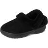 Crocs Unisex-Adult Classic Unfurgettable Lined Clogs, Fuzzy Slippers(Black Vegan Suede)