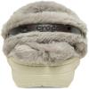 Crocs Unisex-Adult Classic Unfurgettable Lined Clogs, Fuzzy Slippers(Mushroom)