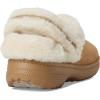 Crocs Unisex-Adult Classic Unfurgettable Lined Clogs, Fuzzy Slippers(Sepia Vegan Suede)