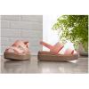 Crocs Women’s Brooklyn Low Wedge Sandals(Pale Blush/Mushroom)