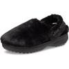 Crocs Unisex-Adult Classic Unfurgettable Lined Clogs, Fuzzy Slippers(Black)