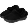 Crocs Unisex-Adult Classic Unfurgettable Lined Clogs, Fuzzy Slippers(Black Vegan Suede)