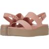 Crocs Women’s Brooklyn Low Wedge Sandals(Pale Blush/Mushroom)
