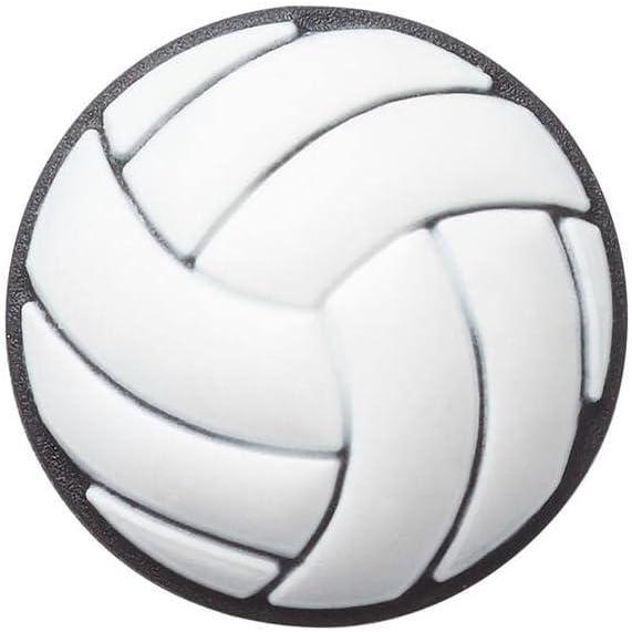 imageCrocs UnisexAdult Jibbitz Shoe Charms  Sports Shoe Charm Singles Charms for Boys and GirlsVolleyball